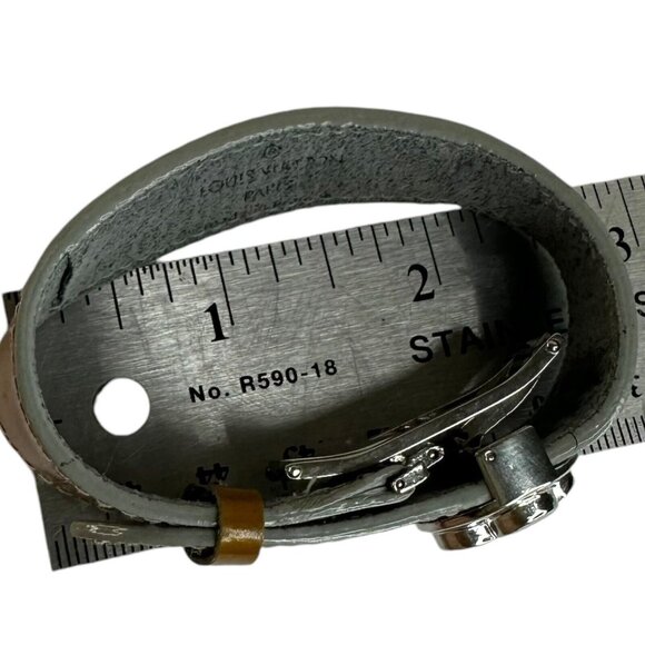 Louis Vuitton Millennium Wish Wrap Bracelet Monogram Patent Leather Brown SNO999 - Picture 7 of 8